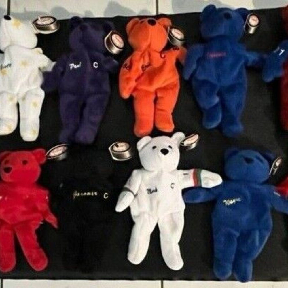 NHL 1999 12 Salvinos Bammers Beanie Bears Set VINTAGE HOCKEY PLAYERS